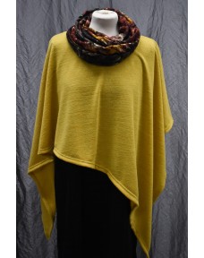 Kolmio-Poncho keltainen