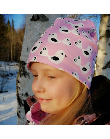 Trikoopipo Linnut pinkki
