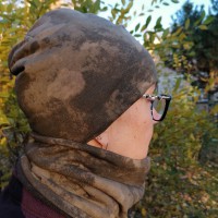 Trikoopipo Marmori vihreä