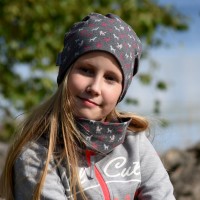 Trikoopipo Minikoirat harmaa