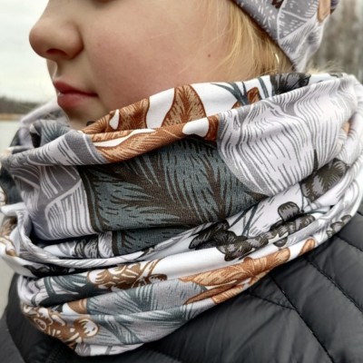 Tuubihuivi Onnen kukat Tuubihuivi Onnen kukat